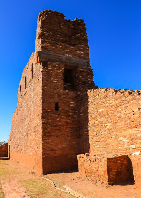 Side altar in the Mission of San Gregorio de Abo in Salinas Pueblo Missions National Monument