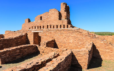 Ruins of Mission of San Gregorio de Abo in Salinas Pueblo Missions National Monument