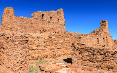 Ruins of Mission of San Gregorio de Abo in Salinas Pueblo Missions National Monument