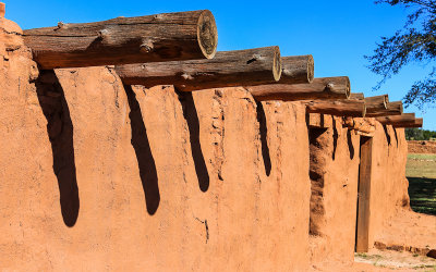 Plazuela, fortified ranch, from the early 1800s in Salinas Pueblo Missions National Monument