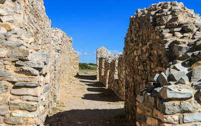 Gran Quivira convento walls in Salinas Pueblo Missions National Monument