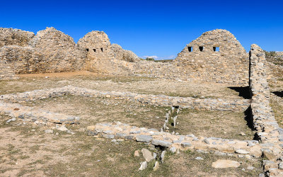 Convento ruins at Gran Quivira in Salinas Pueblo Missions National Monument