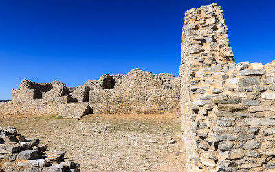 Ruins of the convento at Gran Quivira in Salinas Pueblo Missions National Monument