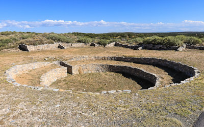 Large community kiva at Gran Quivira in Salinas Pueblo Missions National Monument