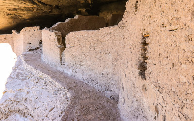 Cave Four structures in Gila Cliff Dwellings National Monument