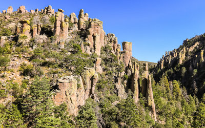 Canyon along the Ed Riggs Trail in Chiricahua National Monument