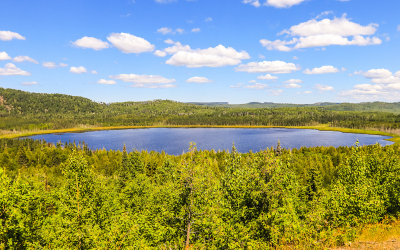 Teal Lake in Grand Portage State Park near the US  Canadian boarder