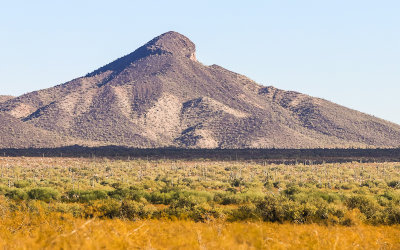 Mountain in the Table Top Wilderness in Sonoran Desert National Monument