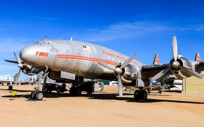 “Star of Switzerland” TWA Lockheed L-049 Constellation Airliner (1943-1948) at the Pima Air & Space Museum