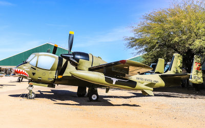 Grumman OV-1C Mohawk Observation US Army Aircraft (1959-1996) at the Pima Air & Space Museum