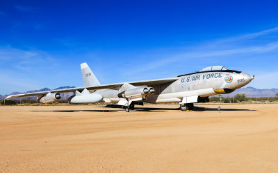 Stratojet Electronic Warfare Boeing EB-47E aircraft (1947-1964) at the Pima Air & Space Museum