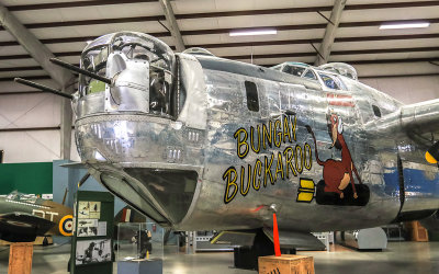 Close up of the US Army Air Forces Liberator MK VI used at Normandy on D-Day at the Pima Air & Space Museum