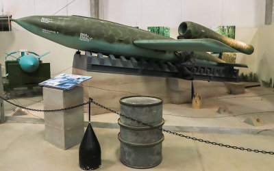 German V-1 (Fieseler Fi103-A1) bomb (captured in 1944) at the Pima Air & Space Museum