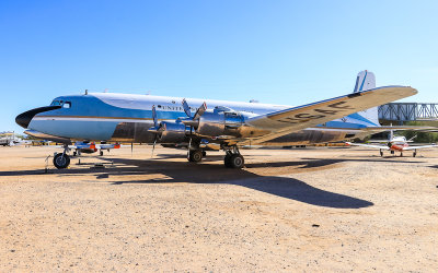 Presidential Aircraft (Airforce One) used by Kennedy and Johnson (1961-1965) at the Pima Air & Space Museum
