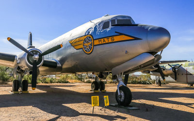 Douglas C-54D aircraft used in the Berlin Airlift in 1949 at the Pima Air & Space Museum