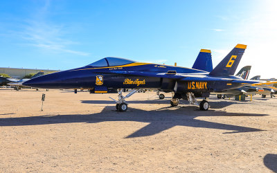 US Navy “Blue Angels” Grumman F-11A Tiger at the Pima Air & Space Museum