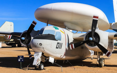 Grumman E-1 Tracer Airborne Early Warning aircraft (1957-1978) at the Pima Air & Space Museum