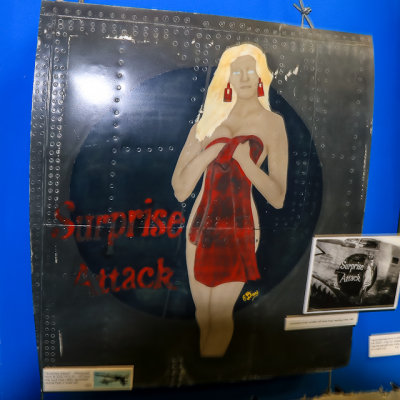 “Surprise Attack” artwork removed from a B-52G at the Pima Air & Space Museum