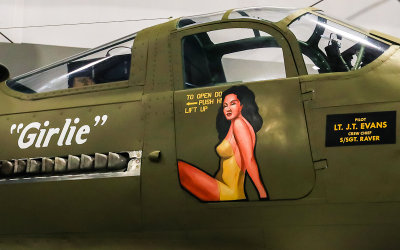 Fuselage artwork on a Bell P-39N Aircobra WWII Fighter at the Pima Air & Space Museum
