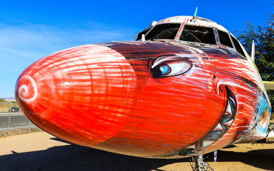 Aircraft nosecone art at the Pima Air & Space Museum