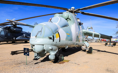 Mil Mi-24D Hind-D Attack Helicopter (1972-Present) at the Pima Air & Space Museum