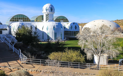 Water and Life Experiments building and West Lung Dome at Biosphere2