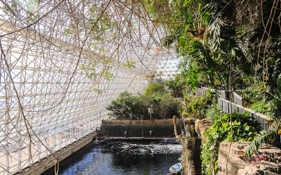 Ocean experiment in the Ocean building at Biosphere2