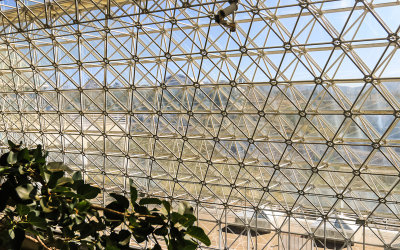 Ocean building wall at Biosphere2