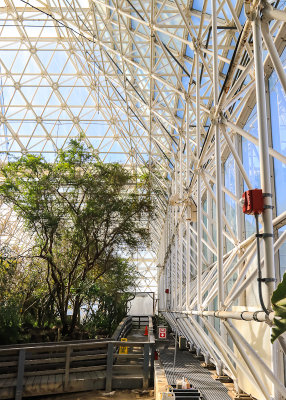 Inside the Ocean building at Biosphere2