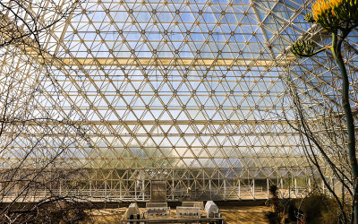 View of the Desert building at Biosphere2