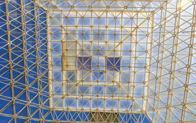 Ceiling of the Desert building at Biosphere2