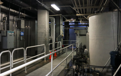 Desert building basement at Biosphere2