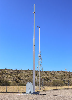 Retractable antenna in Titan Missile National Historical Landmark