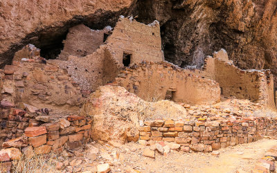 Ruins of the Upper Cliff Dwelling in Tonto National Monument