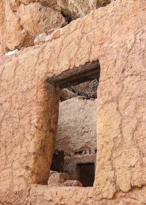 Outer window in the Upper Cliff Dwelling in Tonto National Monument