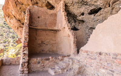 Lower Cliff Dwelling room in Tonto National Monument