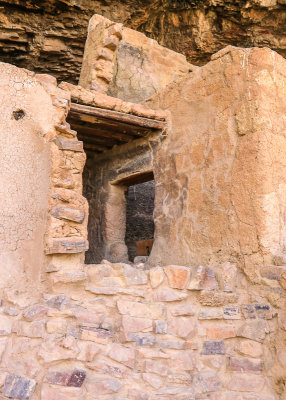 First and second floors of the Lower Cliff Dwelling in Tonto National Monument