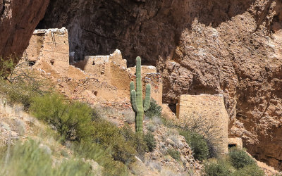 The Salado people Upper Cliff Dwelling in Tonto National Monument