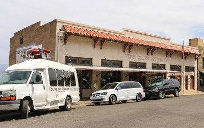 The New State Motor Company building in Jerome Arizona