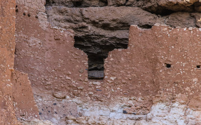 Window of cliff dwelling in Montezuma Castle National Monument