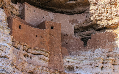 Cliff dwelling built approximately 900 years ago in Montezuma Castle National Monument