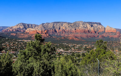 Mountains as viewed from the Airport Viewpoint in Sedona Arizona