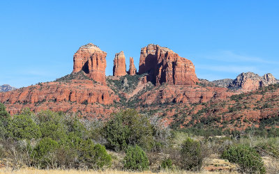 Red rock formation outside of Sedona Arizona