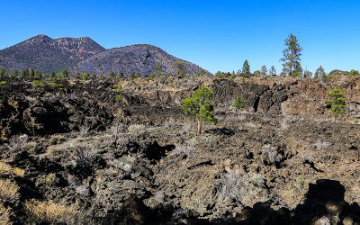 The Bonito Lava flow along the Aa Trail in Sunset Crater Volcano National Monument