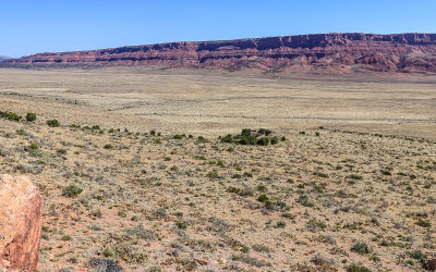 Southern escarpment from across the valley in Vermilion Cliffs National Monument