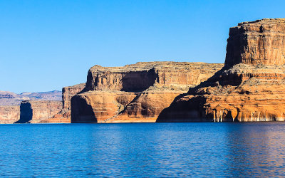 Buttes along Last Chance Bay in Glen Canyon NRA