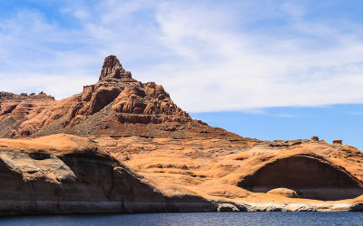 View from on Lake Powell in Glen Canyon NRA
