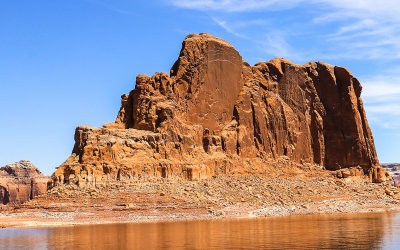 Towering formation in Glen Canyon NRA