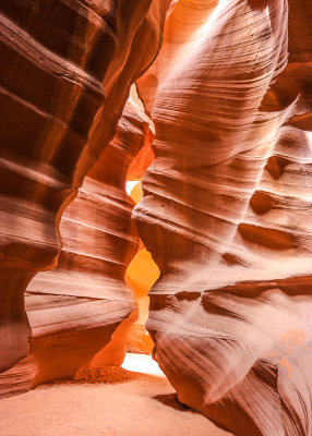 The path through Antelope Canyon