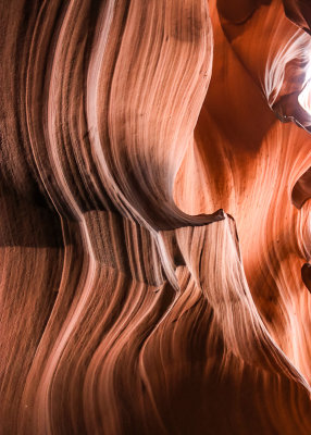 Navajo Sandstone formation in Antelope Canyon